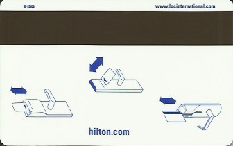 Hotel Keycard Hilton Generic Back