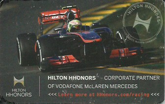 Hotel Keycard Hilton Generic Front