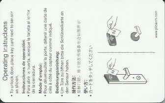 Hotel Keycard Hilton Generic Back