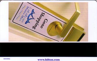 Hotel Keycard Hilton Abu Dhabi United Arab Emirates Back