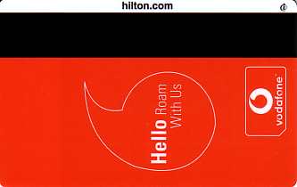 Hotel Keycard Hilton Alexandria Egypt Back
