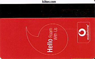 Hotel Keycard Hilton Alexandria Egypt Back