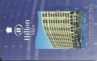 Hotel Keycard Hilton Alger Algeria Front