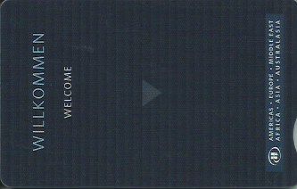 Hotel Keycard Hilton  Austria Front