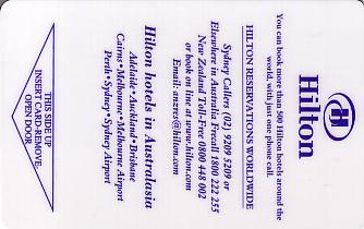 Hotel Keycard Hilton  Australia Front