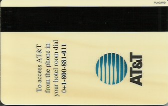 Hotel Keycard Hilton  Australia Back