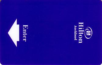 Hotel Keycard Hilton Auckland New Zealand Front