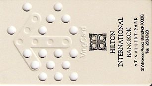 Hotel Keycard Hilton Bangkok Thailand Front