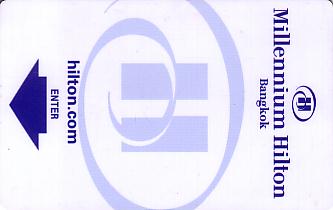 Hotel Keycard Hilton Bangkok Thailand Front