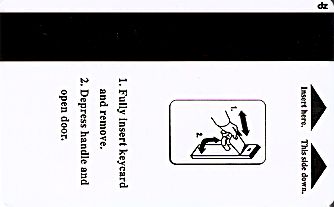 Hotel Keycard Hilton Bangkok Thailand Back