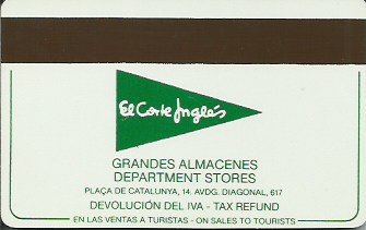 Hotel Keycard Hilton Barcelona Spain Back