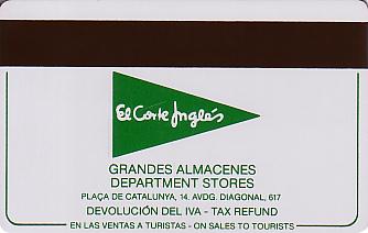 Hotel Keycard Hilton Barcelona Spain Back