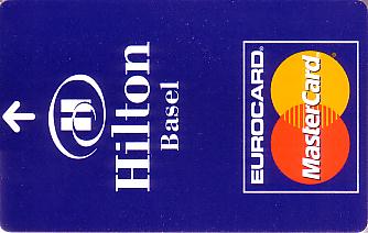 Hotel Keycard Hilton Basel Switzerland Front
