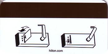 Hotel Keycard Hilton Baynunah United Arab Emirates Back