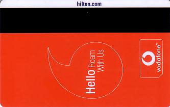 Hotel Keycard Hilton Cairo Egypt Back
