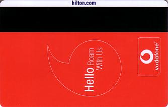 Hotel Keycard Hilton Cairo Egypt Back