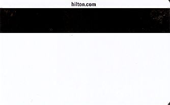 Hotel Keycard Hilton Cairo Egypt Back
