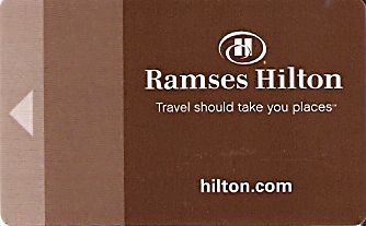 Hotel Keycard Hilton Cairo Egypt Front