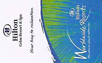 Hotel Keycard Hilton Cebu Philippines Front
