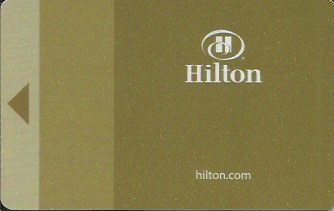 Hotel Keycard Hilton Colombo Sri Lanka Front