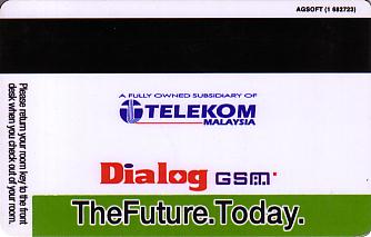 Hotel Keycard Hilton Colombo Sri Lanka Back