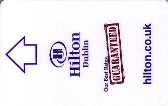 Hotel Keycard Hilton Dublin Ireland Front