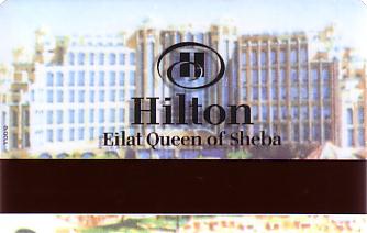 Hotel Keycard Hilton Eilat Israel Back