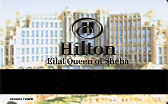Hotel Keycard Hilton Eilat Israel Back
