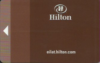 Hotel Keycard Hilton Eilat Israel Front