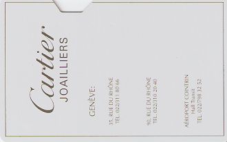 Hotel Keycard Hilton Geneva Switzerland Back