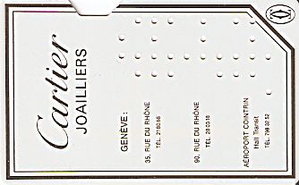 Hotel Keycard Hilton Geneva Switzerland Back