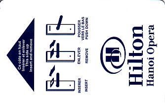 Hotel Keycard Hilton Hanoi Vietnam Front