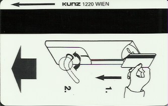 Hotel Keycard Hilton Innsbruck Austria Back