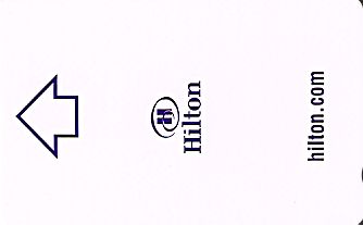 Hotel Keycard Hilton  Kenya Front