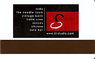 Hotel Keycard Hilton Kuala Lumpur Malaysia Back