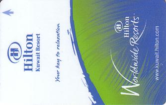 Hotel Keycard Hilton  Kuwait Front