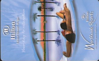 Hotel Keycard Hilton Luxor Egypt Front