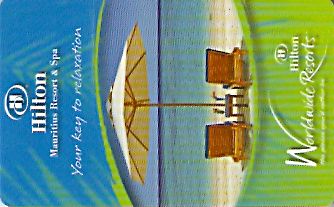Hotel Keycard Hilton  Mauritius Front