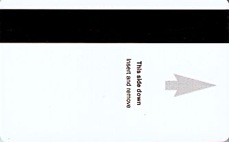 Hotel Keycard Hilton  Mauritius Back