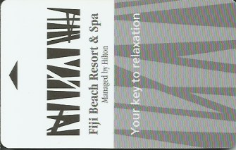 Hotel Keycard Hilton Nadi Fiji Front