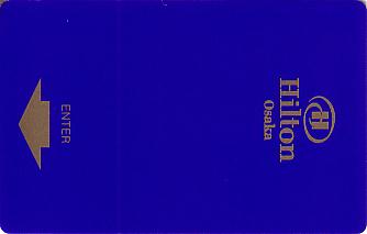 Hotel Keycard Hilton Osaka Japan Front