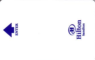 Hotel Keycard Hilton Sandton South Africa Front