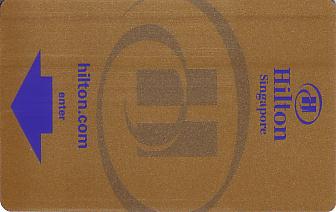 Hotel Keycard Hilton  Singapore Front