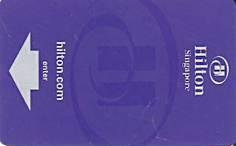 Hotel Keycard Hilton  Singapore Front
