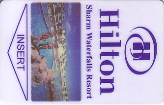 Hotel Keycard Hilton Sharm El Sheikh Egypt Front