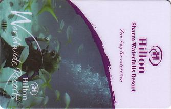 Hotel Keycard Hilton Sharm El Sheikh Egypt Front