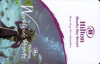 Hotel Keycard Hilton Sharm El Sheikh Egypt Front