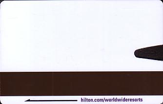 Hotel Keycard Hilton Sharm El Sheikh Egypt Back