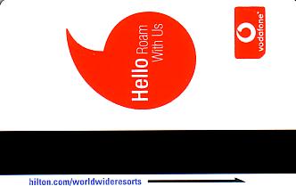 Hotel Keycard Hilton Sharm El Sheikh Egypt Back