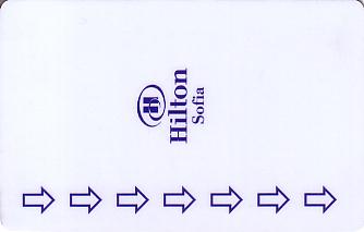 Hotel Keycard Hilton Sofia Bulgaria Front